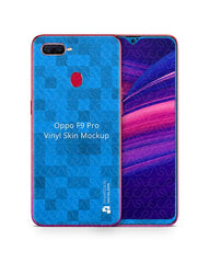 Oppo F9 Pro Vinyl Skin Design Mockup 2018