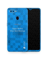Oppo F9 Pro Vinyl Skin Design Mockup 2018