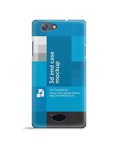 Oppo Neo 5 3d IMD Mobile Case Design mockup 2014