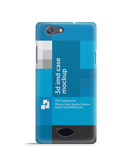 Oppo Neo 5 3d IMD Mobile Case Design mockup 2014
