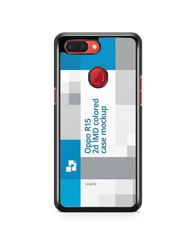 Oppo R15 2d Colored Case Design Mockup 2018