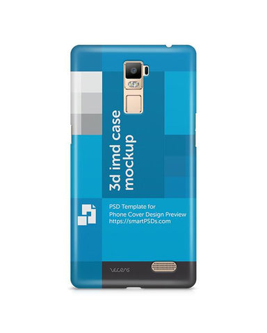 Oppo R7 Plus 3d IMD Mobile Case Design Mockup 2015