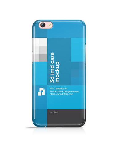 Oppo R9s Plus 3d IMD Mobile Case Design mockup 2016