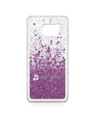 Samsung Galaxy S6 Edge Plus UV TPU Liquid Glitter Case Design Mockup 