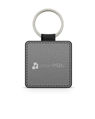 Leather (Diamond) KeyChain Design Mockup