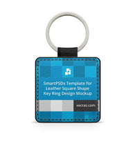Leather (Diamond) KeyChain Design Mockup