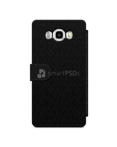 Samsung Galaxy J5 2016 2d Wallet Mobile Case Design Mockup 2016