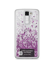 LG K8 UV TPU Liquid Glitter Case Design Mockup 