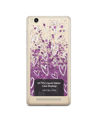 Xiaomi Redmi 3s UV TPU Liquid Glitter Case Design Mockup 