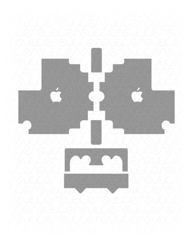 Apple 60W Power Adaptor for (13 inch MacBook Pro) Vinyl Skin Vector Cut File Template 2008