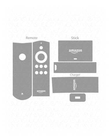 Amazon Fire TV Stick With Voice Remote & Power Adaptor Vinyl Skin Vector Cut File Template 2016