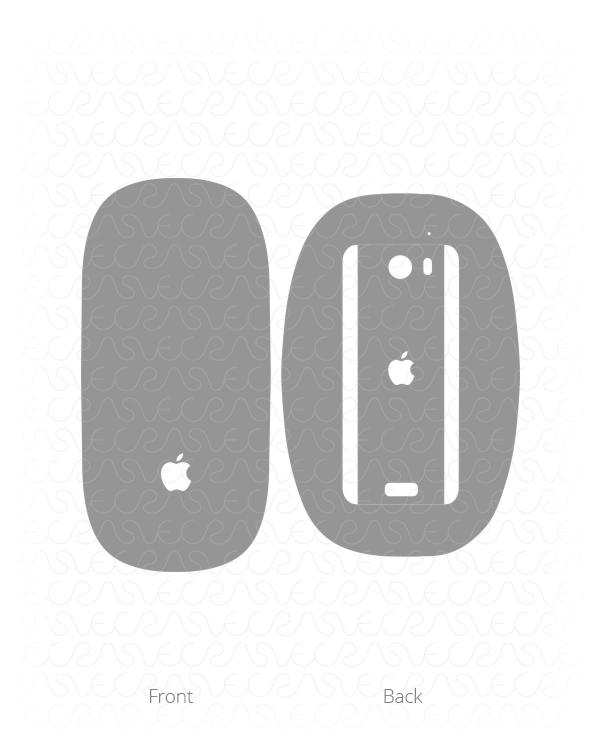 Apple Magic Mouse Vinyl Skin Vector Cut File Template 2009-2015