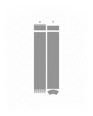 Apple Pencil For iPad Pro Vinyl Skin Vector Cut File Template 2015