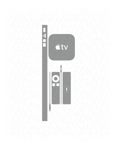 Apple TV 2nd Gen/3rd Gen Vinyl Skin Vector Cut File Template 2012-2013