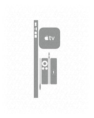 Apple TV 2nd Gen/3rd Gen Vinyl Skin Vector Cut File Template 2012-2013