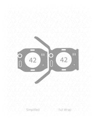 Apple Watch  42mm Series 1 Vinyl Skin Vector Cut File Template 2015