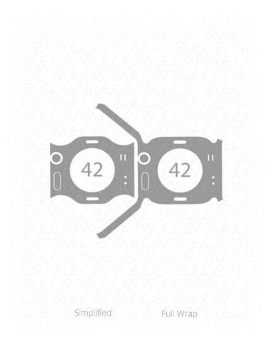 Apple Watch 42 Series 3 Vinyl Skin Vector Cut File Template 2017