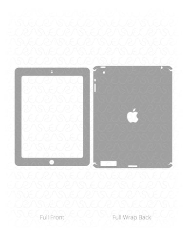 Apple iPad 2 Vinyl Skin Vector Cut File Template 2011