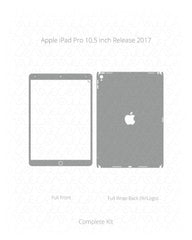 Apple iPad Pro 10.5 Inch Vinyl Skin Vector Cut File Template 2017
