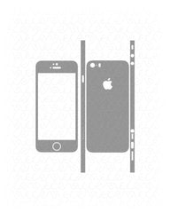 Apple iPhone 5S & SE Vinyl Skin Cut File Template 2013/2016