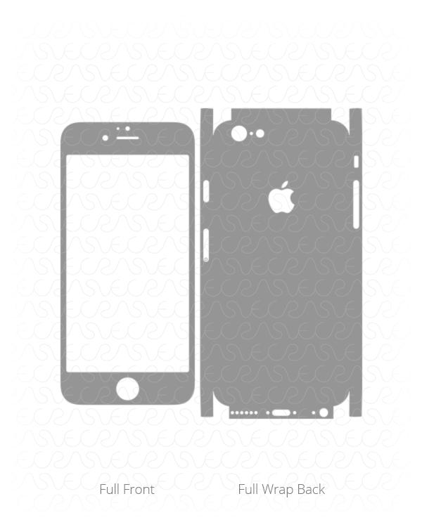 Apple iPhone 6S Plus Vinyl Skin Cut File Template 2016