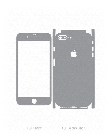 Apple iPhone 8 Plus Vinyl Skin Cut File Template 2017