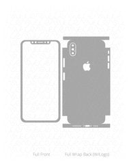 Apple iPhone XS Max Vinyl Skin Vector Cut File Template 2018
