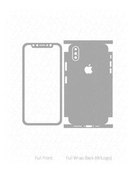 Apple iPhone Xs Vinyl Skin Vector Cut File Template 2018