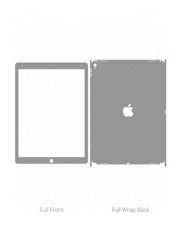 Apple iPad Pro 12.9 2nd Gen Vinyl Skin Vector Cut File Template 2017