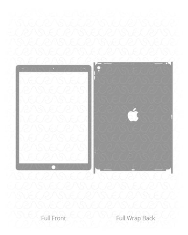 Apple iPad Pro 12.9 2nd Gen Vinyl Skin Vector Cut File Template 2017
