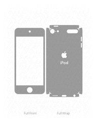 Apple iPod Touch 6th Generation Vinyl Skin Cut File Template 2017