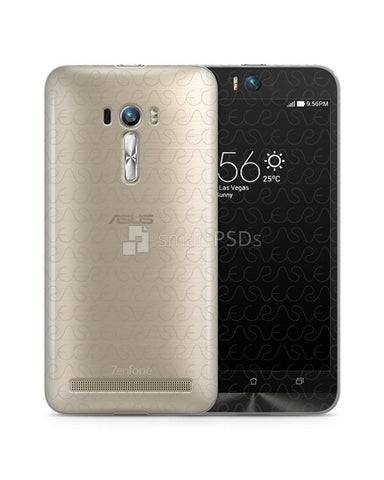 Asus Zenfone Selfie UV TPU Clear Case Design Mockup 2015 (Front-Back)
