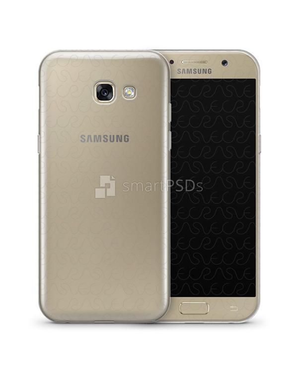 Samsung Galaxy A5 (2017) UV TPU Clear Mobile Case Design Mockup 2017