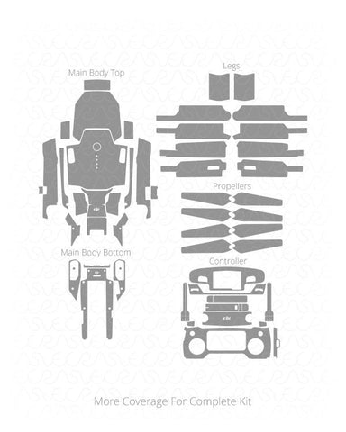 DJI Mavic Pro Drone Vinyl Skin Vector Cut File Template 2016