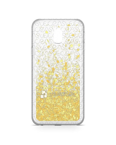 Samsung Galaxy J3 2017 UV TPU Liquid Glitter Case Design Mockup