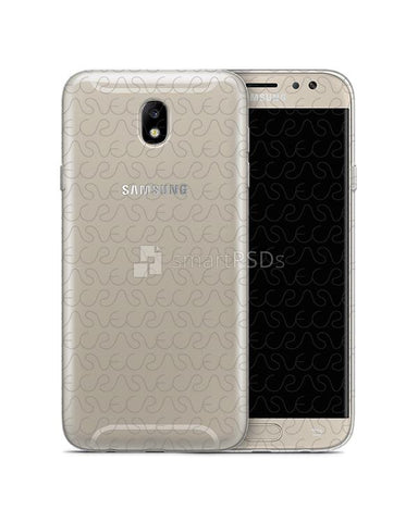 Samsung Galaxy J7 Pro 2017 UV TPU Clear Mobile Case Design Mockup