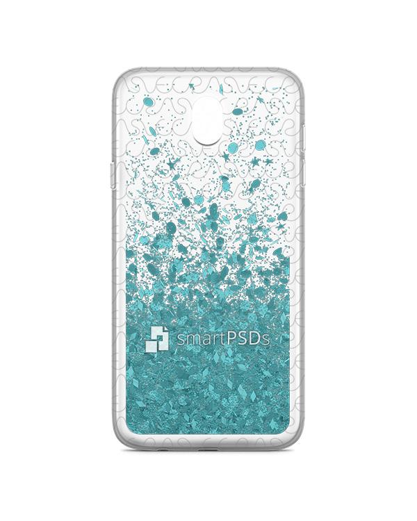 Samsung Galaxy J7 2017 UV TPU Liquid Glitter Case Design Mockup 