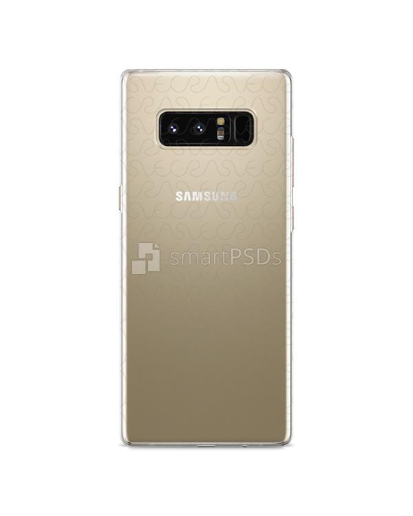 Samsung Galaxy Note 8 - UV PC Clear Mobile Case Design Mockup
