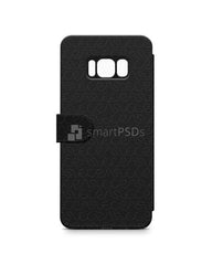 Samsung Galaxy S8 2d Wallet Mobile Case Design Mockup 2017