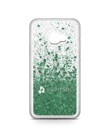 Samsung Galaxy XCover 4 UV TPU Liquid Glitter Case Design Mockup