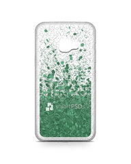 Samsung Galaxy XCover 4 UV TPU Liquid Glitter Case Design Mockup 