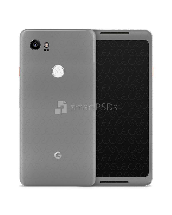 Google Pixel 2 XL Vinyl Skin Design Mockup 2017