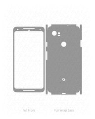 Google Pixel 2 XL Vinyl Skin Cut File Template 2017