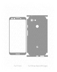 Google Pixel 3 Vinyl Skin Cut File Template 2018
