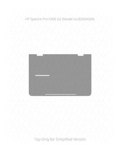 HP Spectre Pro X360 G2 Vinyl Skin Vector Cut File Template