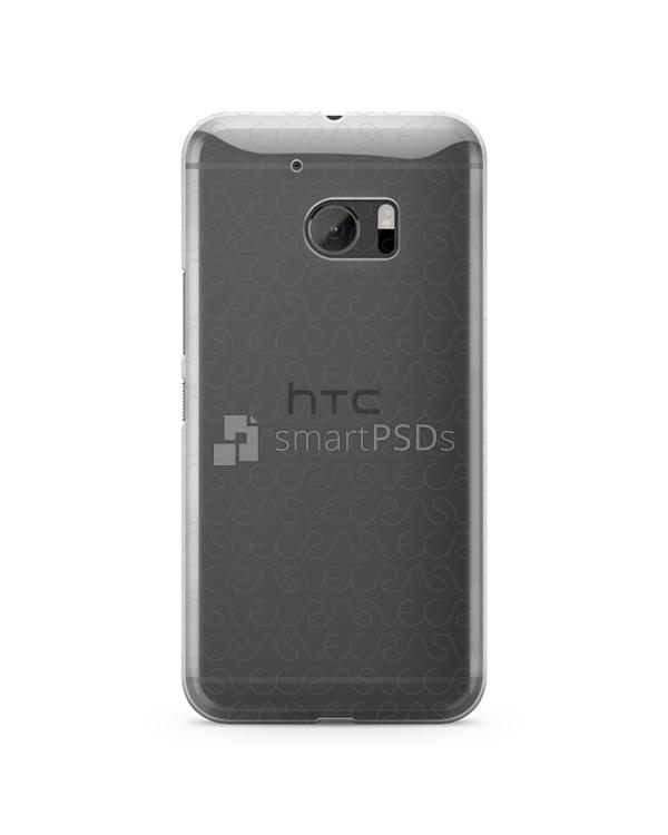 HTC 10- UV PC Clear Mobile Case Design Mockup 2016