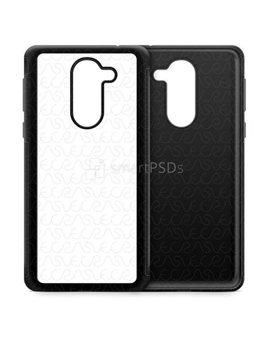 Huawei Honor 6X 2d RubberFlex Case Mockup 2016 (Front-Back)