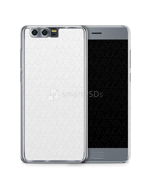 Huawei Honor 9 2d PC ClearCase Design Mockup 2017 (Front-Back)