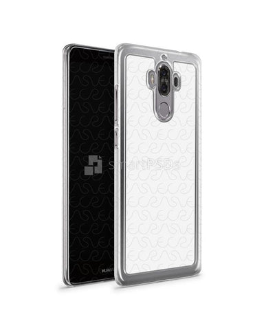Huawei Mate 9 2d PC ClearCase Design Mockup 2016 (Front-Back Angled)