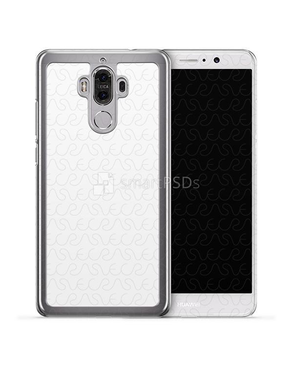 Huawei Mate 9 2d PC ClearCase Design Mockup 2016 (Front-Back)